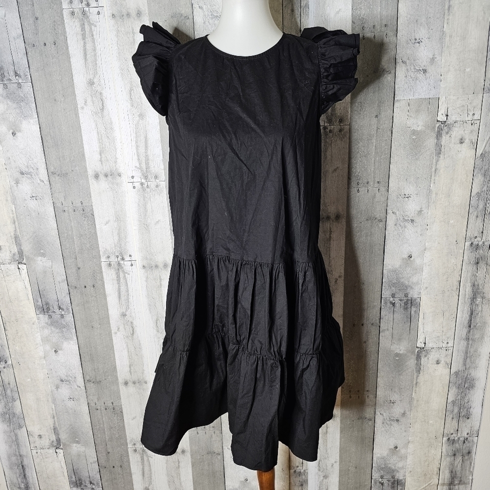 Pomander Place Small Black Tiered Dress